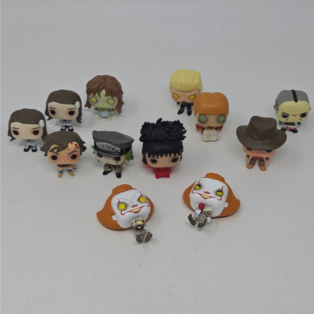 Funko Pocket POP Horror 12pc Spooky Figures Lot Beetlejuice It Clown Jason
